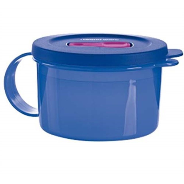 Details about / Tupperware Essentials Soup Server Bowl Caribbean Blue w// White Lid 7 1//2 Cups